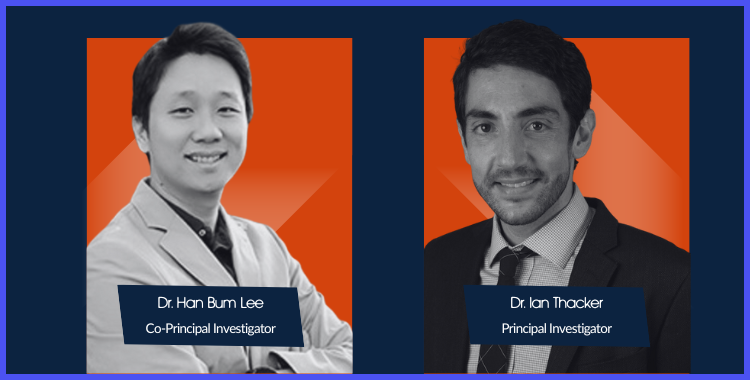 Header graphic of Dr. Han Bum Lee (left) and Dr. Ian Thacker (right)