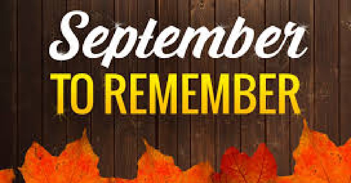 Septemeber to Remember 2