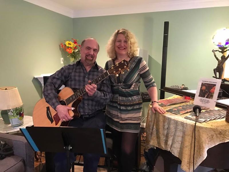 With Terry Smith at the Music Salon