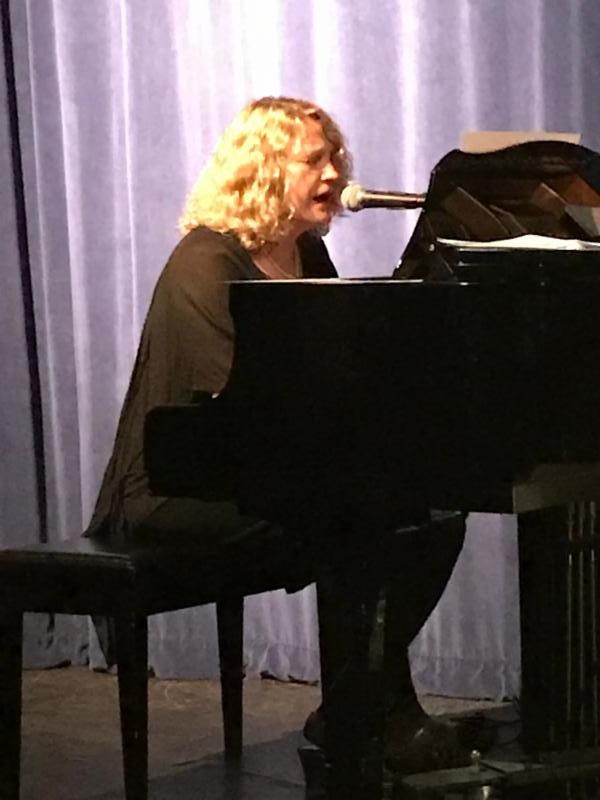 Playing piano at Amazing Things 2.26.17