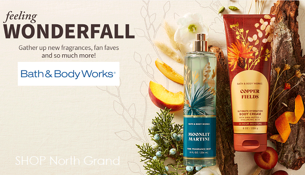 Feeling Fall at Bath & Body Works inside North Grand.