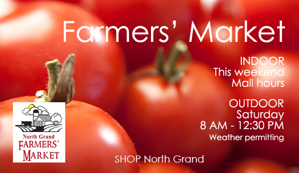 Farmers' Market this weekend at North Grand