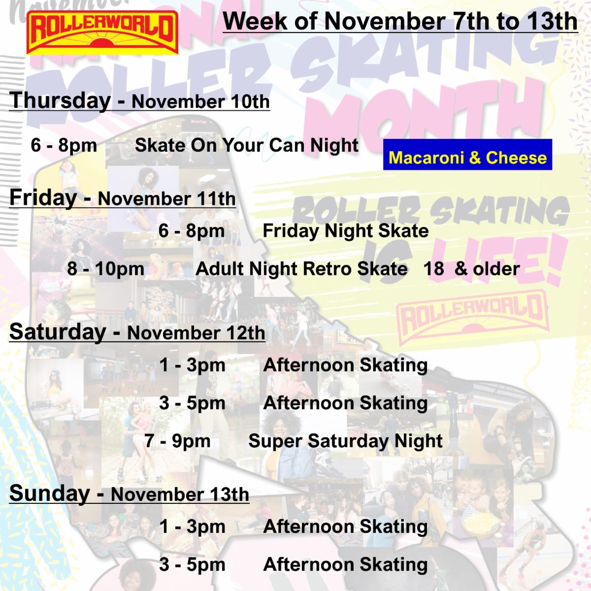 2022 Rollerworld's National Rollerskating Month is here.