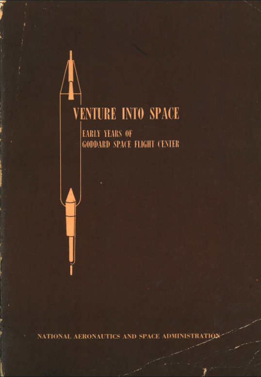Front cover of the book Venture into Space.