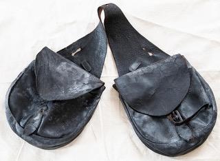 Dr. Roby's saddlebags may have held medical tools and medicines he would use on his rounds