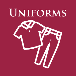 Uniforms with graphic of shirt and pants
