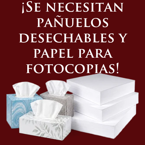 Tissues and Copy Paper Needed