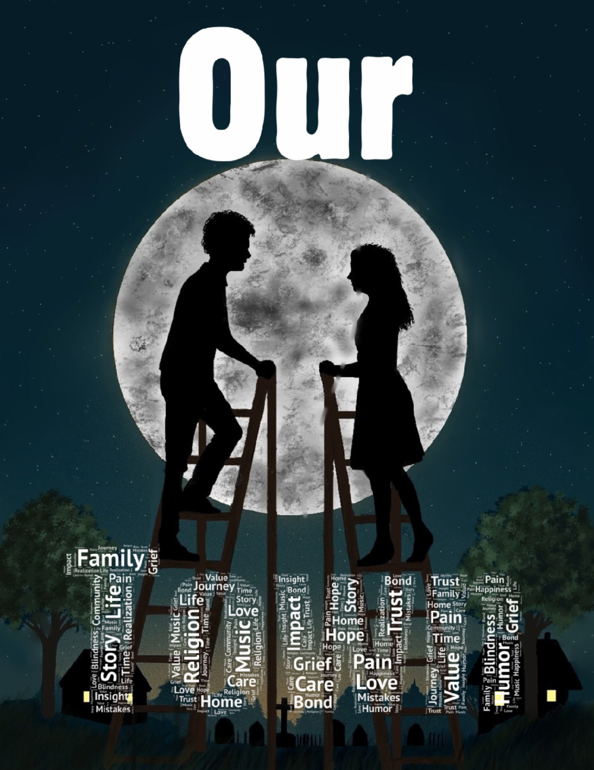 Senior drama poster for Our Town