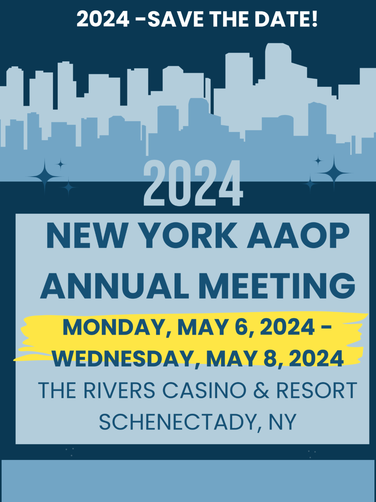 to 2024 NYAAOP Annual Meeting The
