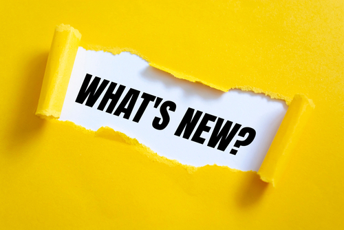 Text sign showing What s New 