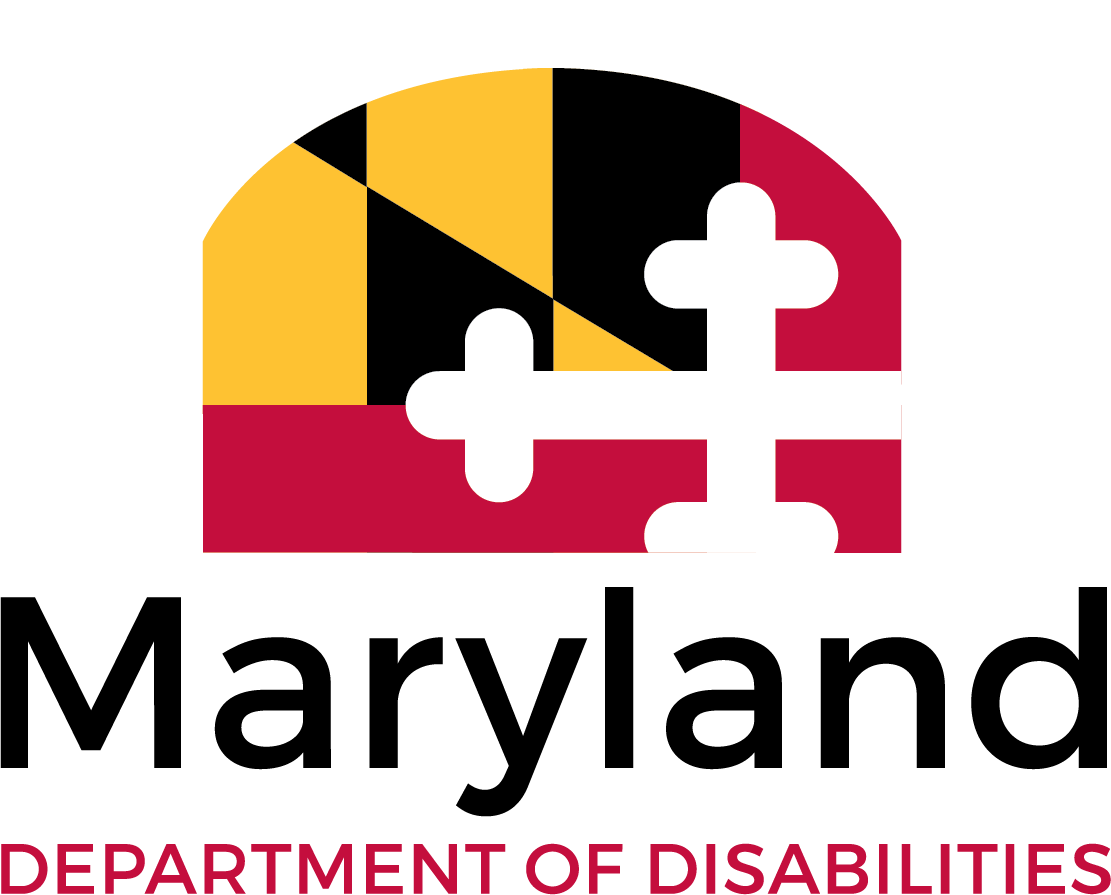 MDOD Logo with MD flag design above
