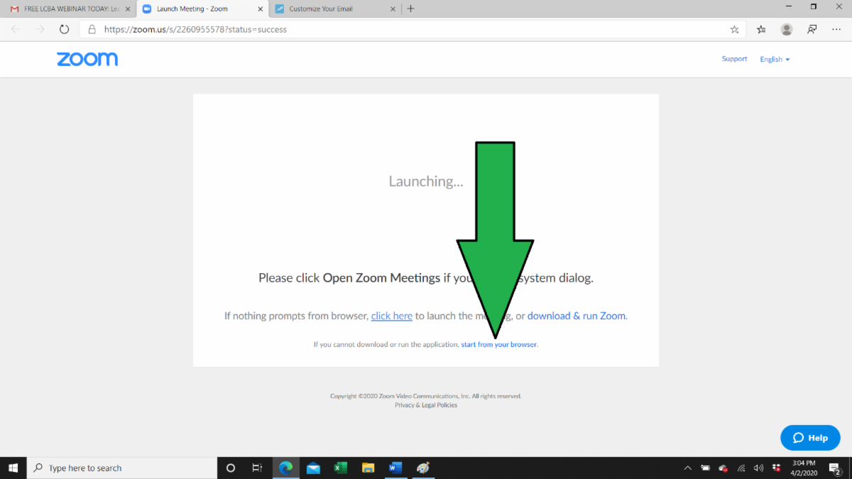 Stepbystep Instructions for Accessing LCBA's Zoom Room