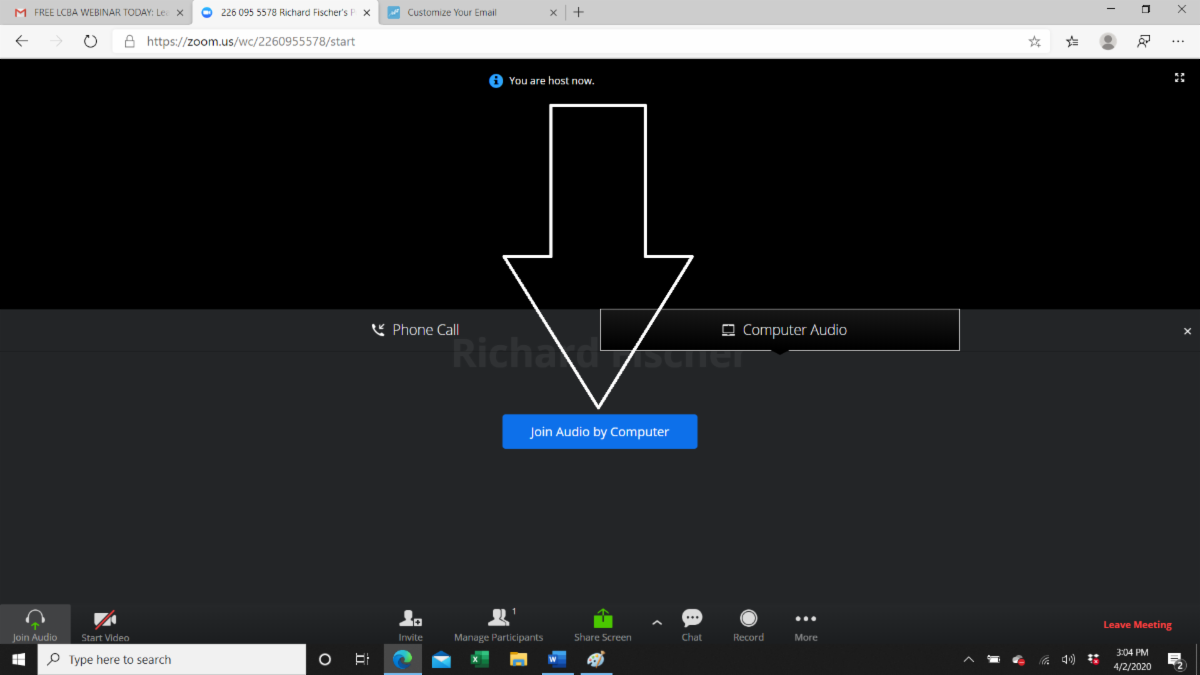 Stepbystep Instructions for Accessing LCBA's Zoom Room