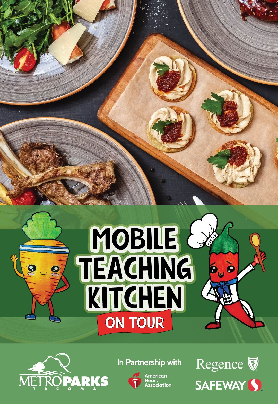 The Regence Mobile Teaching Kitchen is back on tour!