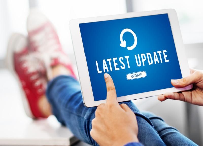 Update Upgrade Installation Latest Updating Concept