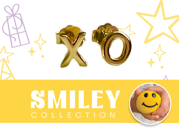 Smiley Collection XO Earrings