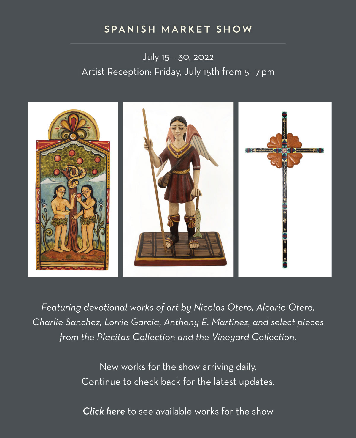 Spanish Market Show Opens Friday