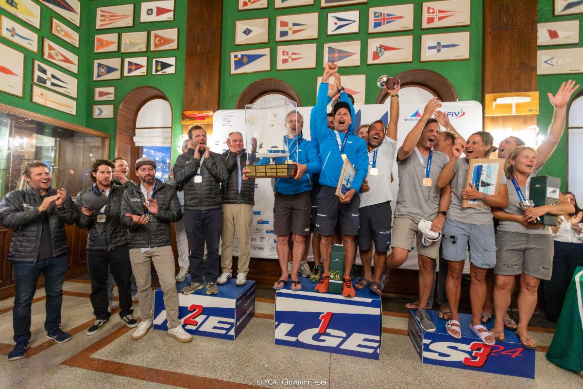 Overall podium - Melges 24 Worlds 2025