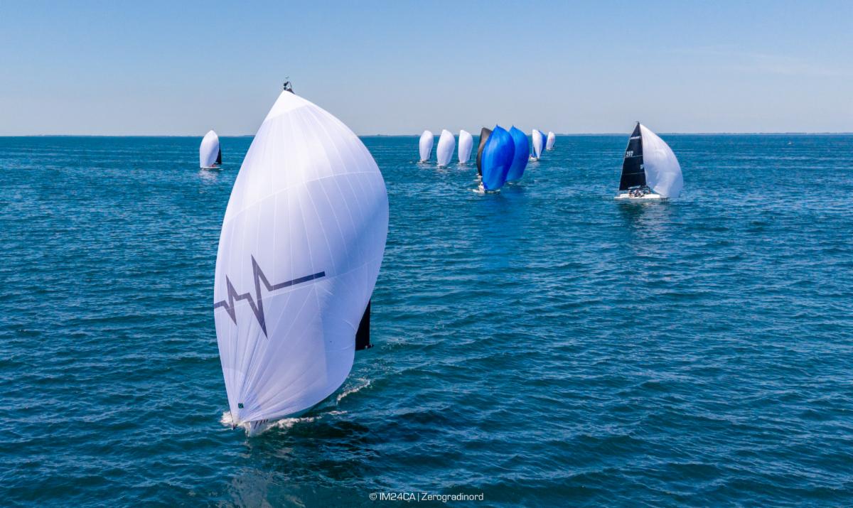 TAKI 4 in front of the fleet Trieste