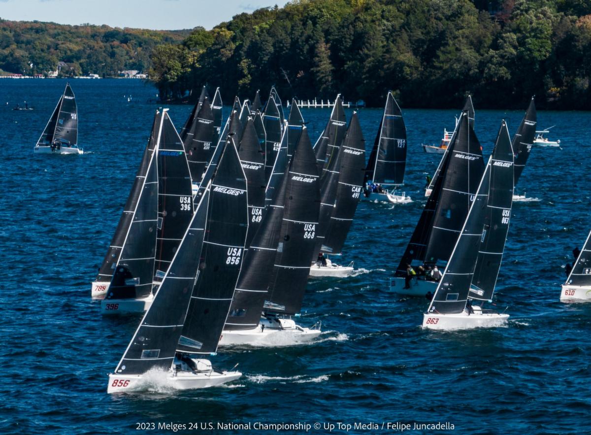 Melges 24 US Nationals 2023 Lake Geneva Wisconsin Felipe Junicella