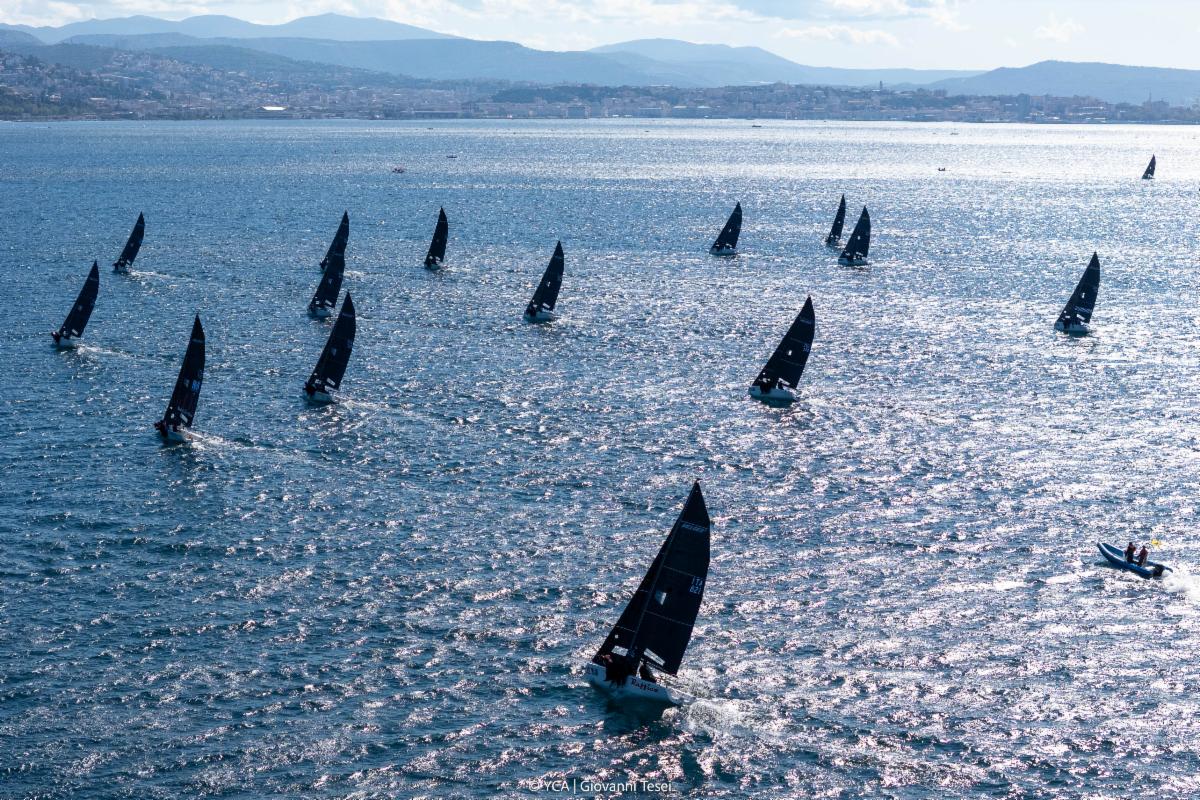 Melges 24 fleet in Trieste