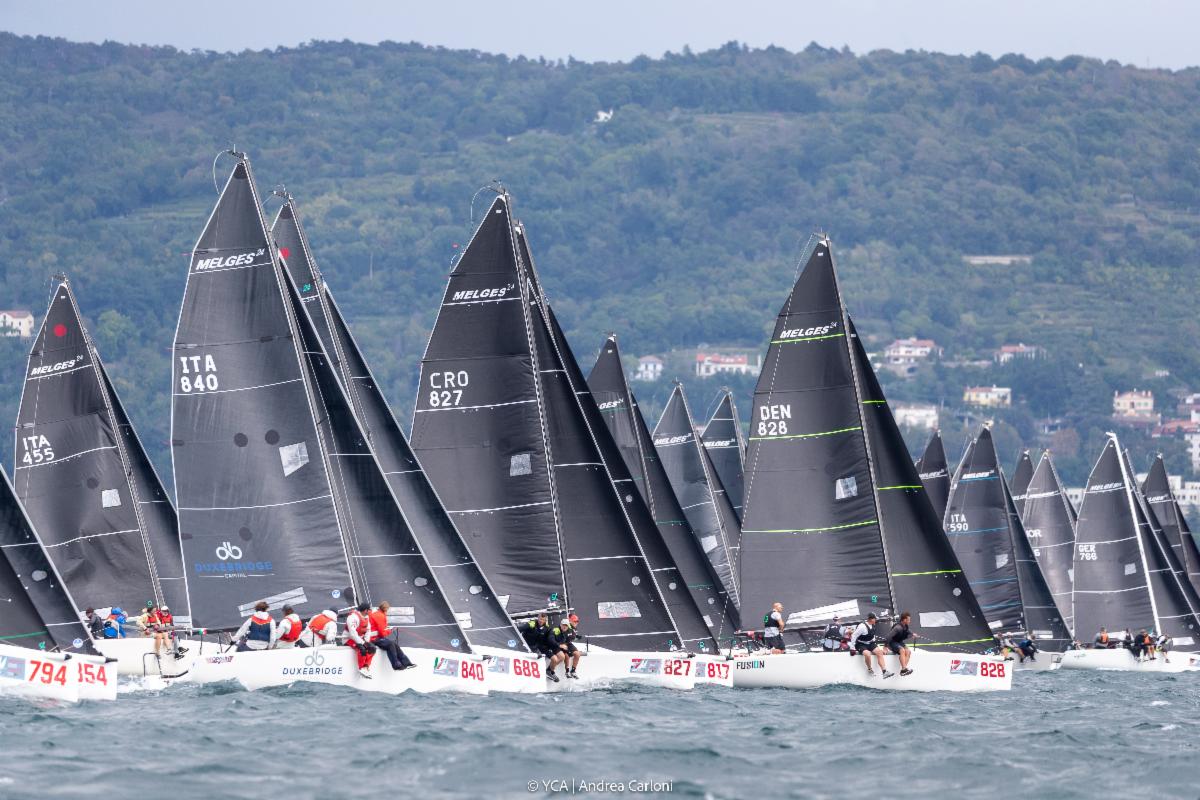 Start - Race Day 1 - Melges 24 Worlds 2025 Trieste