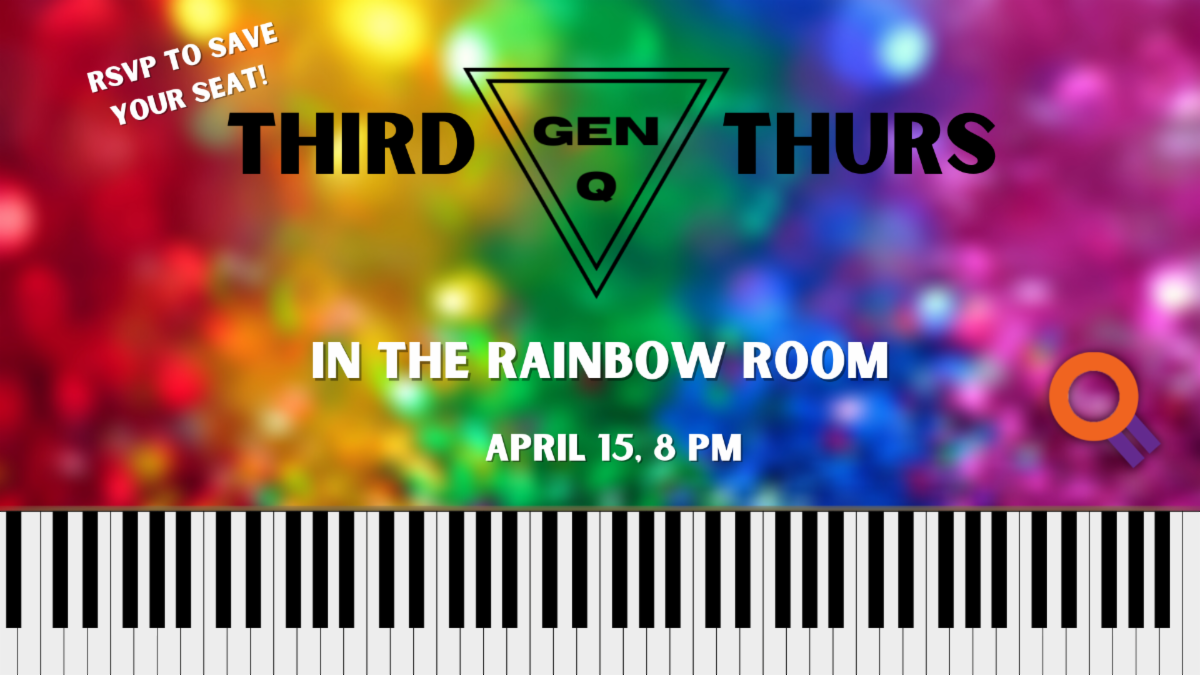Third Thursday in the Rainbow Room Returns!!!
