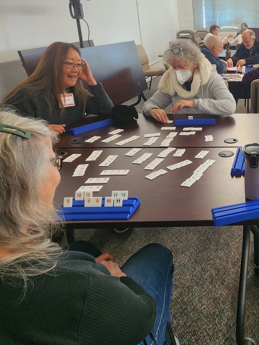 OLLI members playing games together