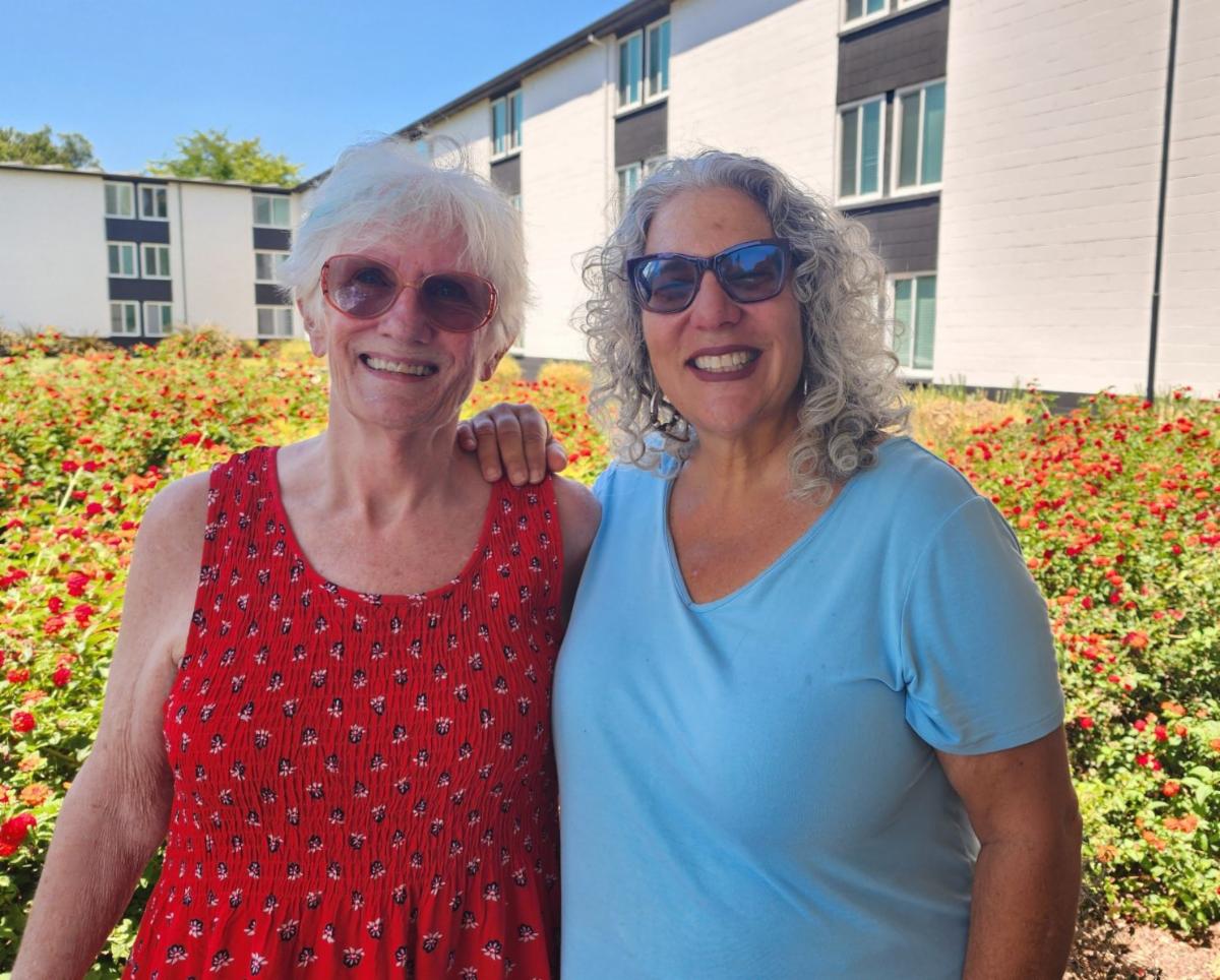 Donna Knorton and Kendall Moalem