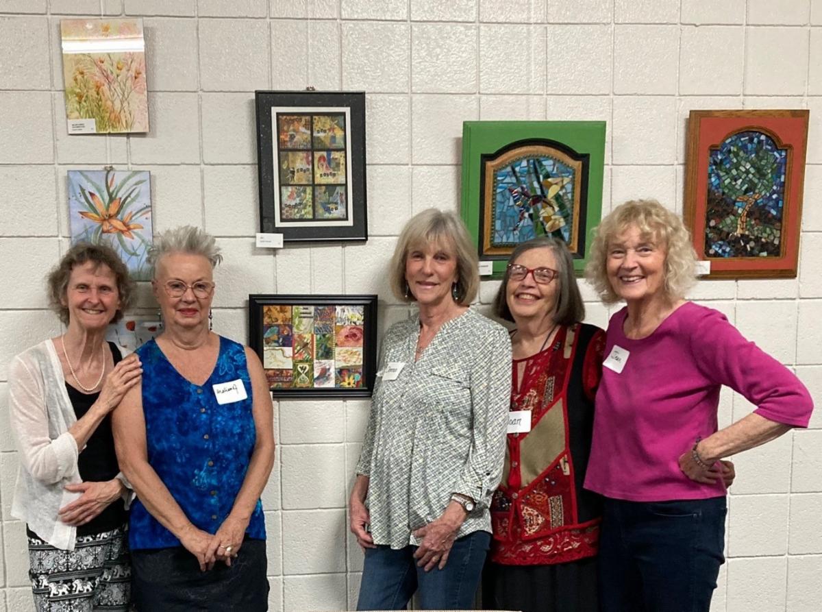 OLLI members at a gallery reception