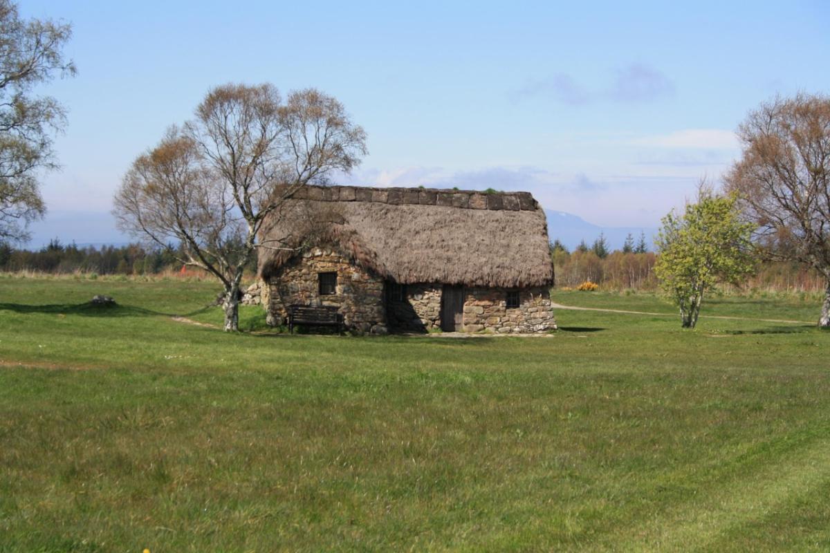 An old building at Culloden in Scotland