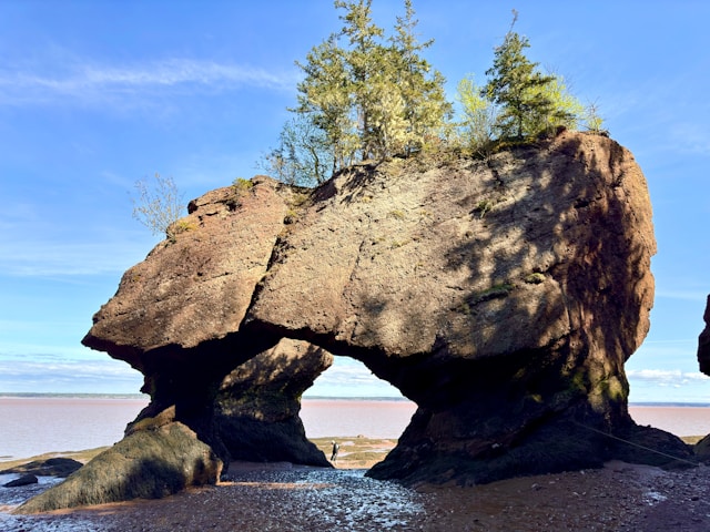 Hopewell Rocks in New Brunswick Canada