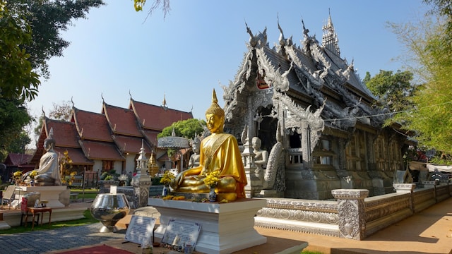 Wat Sri Suphan in Chiang Mai Thailand