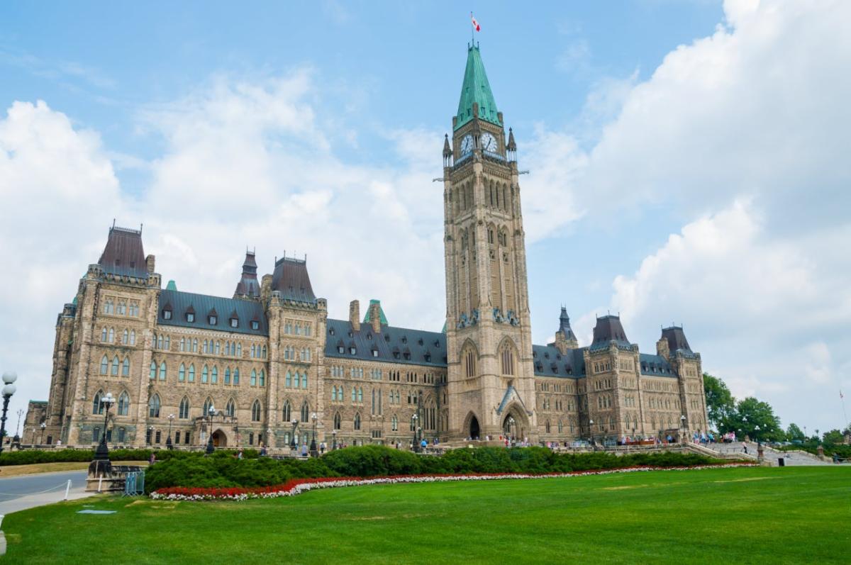 Canadian Parliament building in Ottawa
