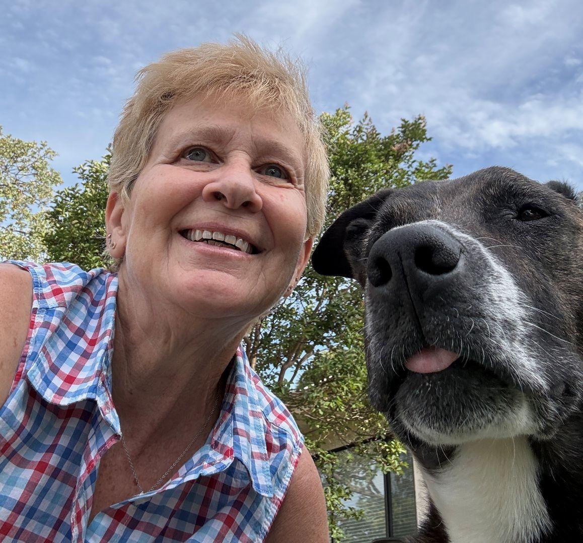 Carolyn Short and her dog Vinnie