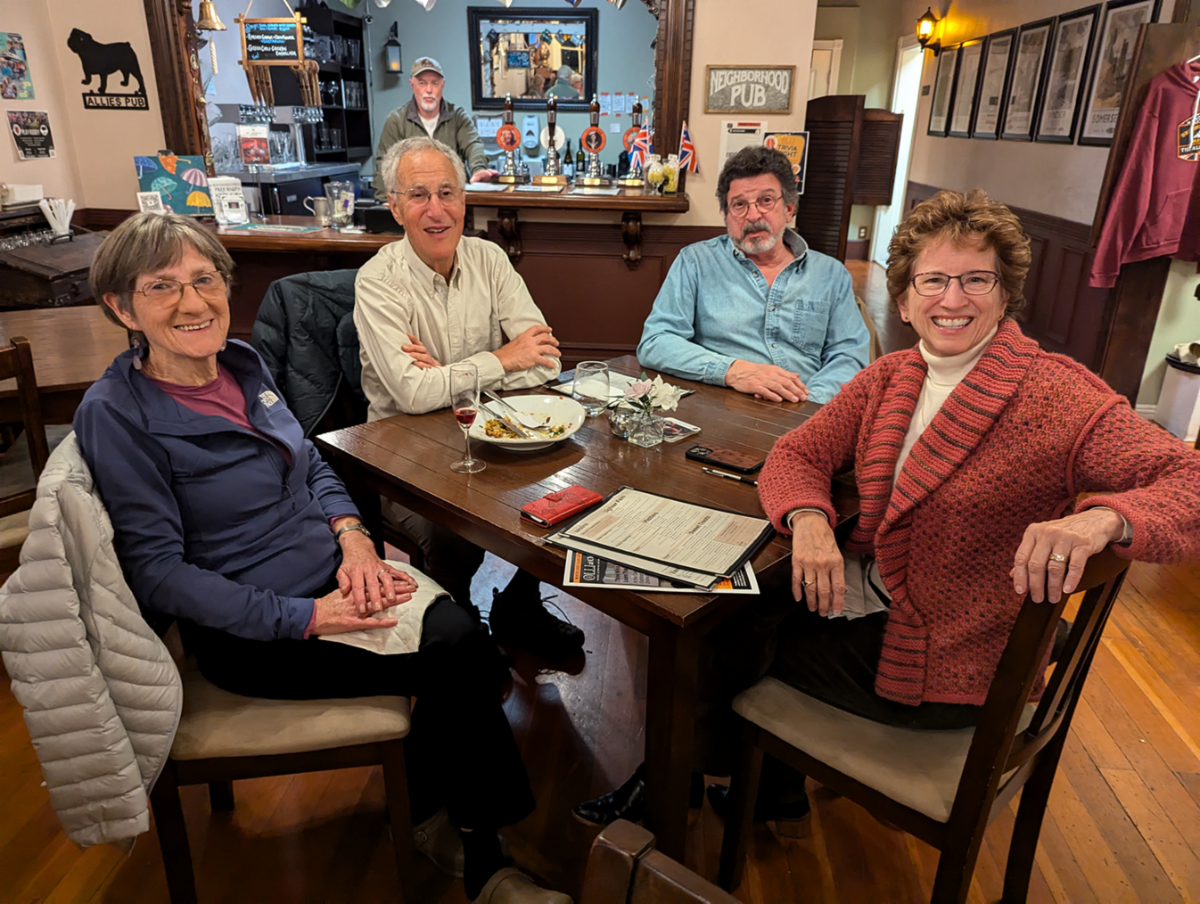 OLLI members at trivia at The Allies Pub