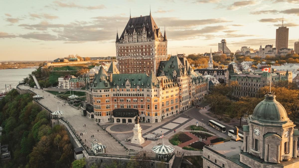 ChÃ¢teau Frontenac in Quebec City Canada