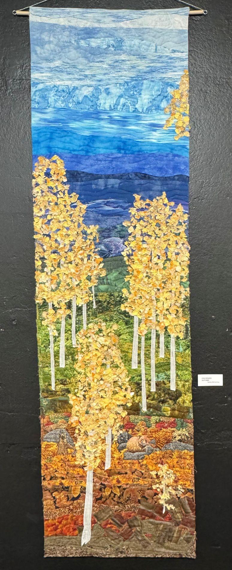 Colorado Autumn quilt by Nancy McCartney