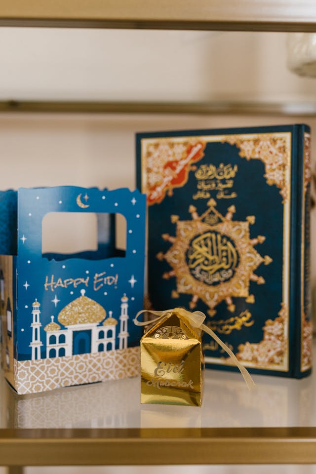 Eid gift boxes and the Quran