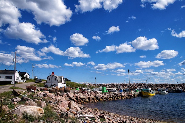 a fishing village in Cape Breton Nova Scotia Canada