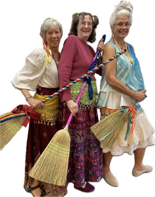 OLLI members in the short play Witch Way