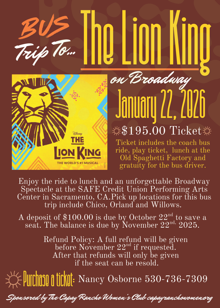 Bus trip to The Lion King poster