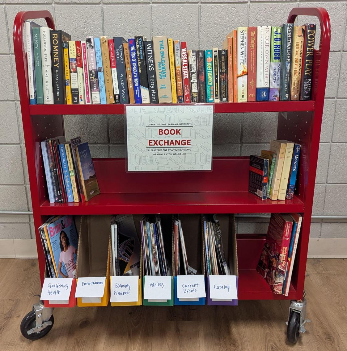 OLLI Book Cart