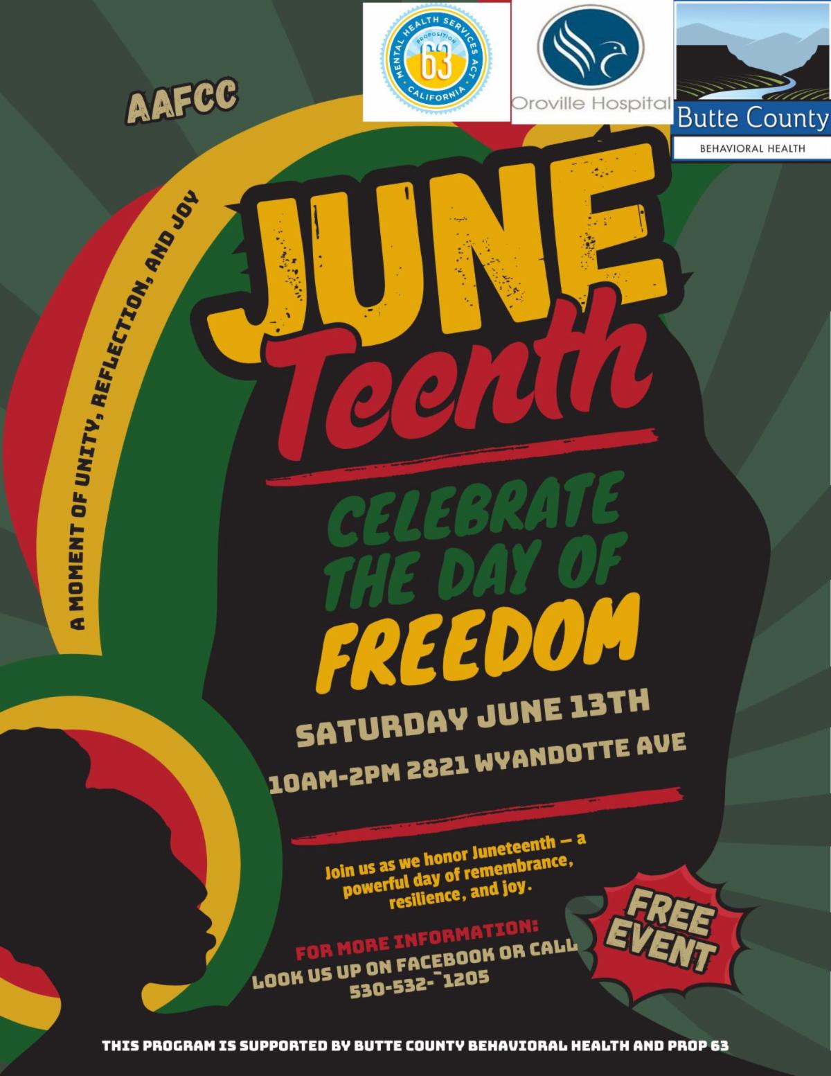 Juneteenth event poster