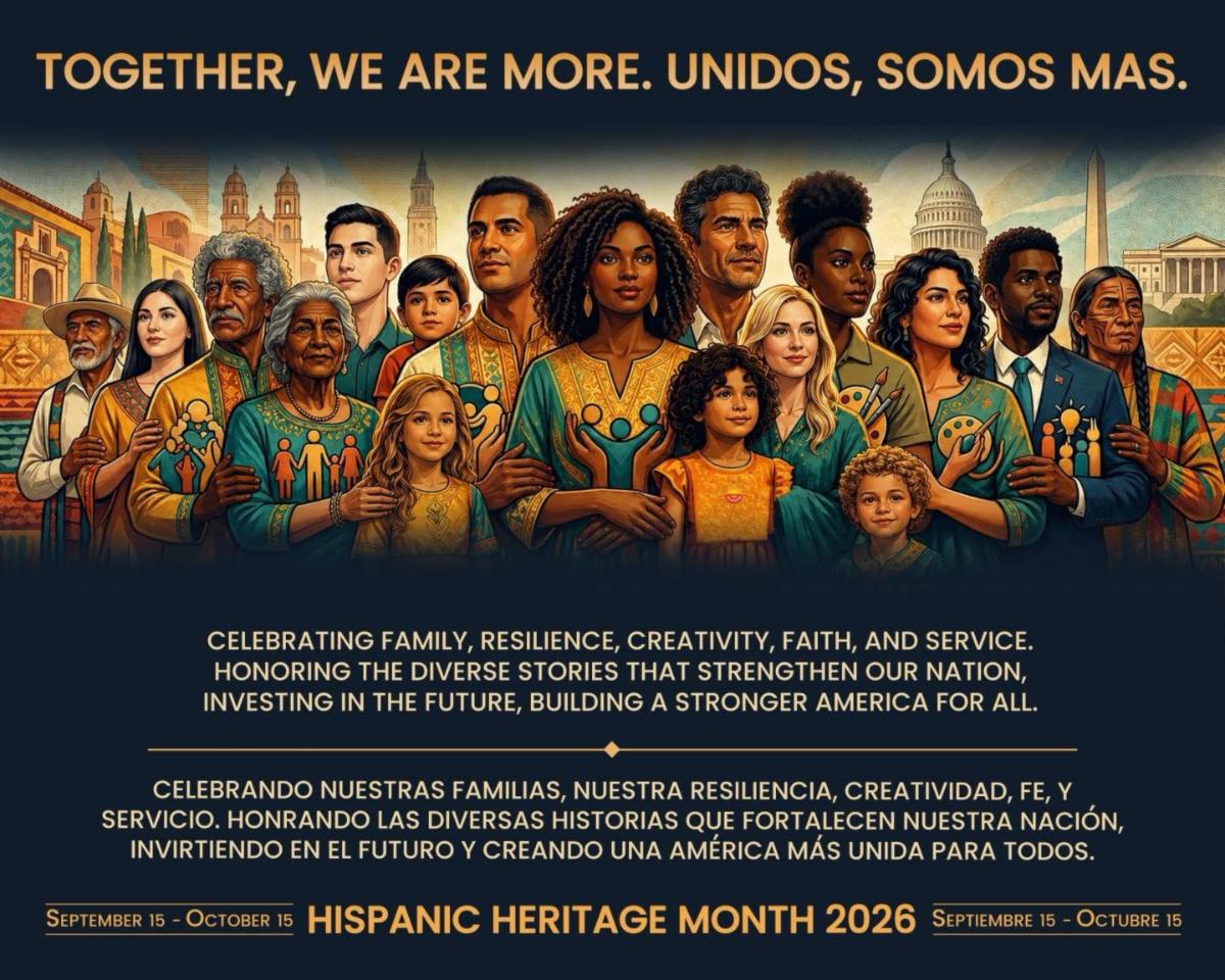 Hispanic Heritage Month 2026 poster