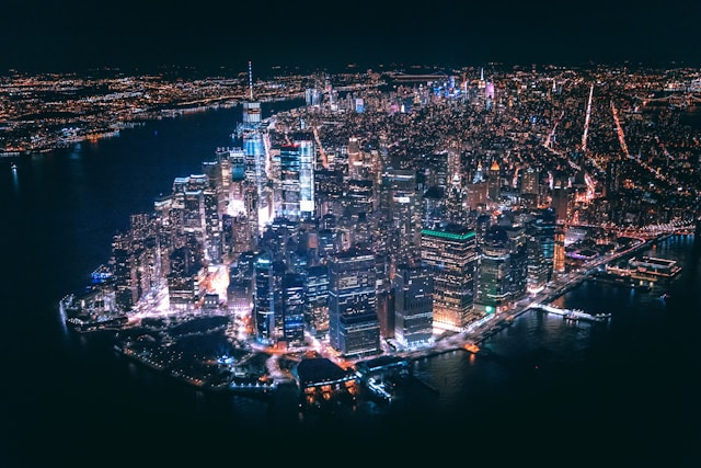 New York City at night