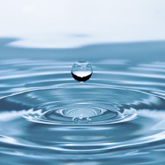 Water droplet ripples