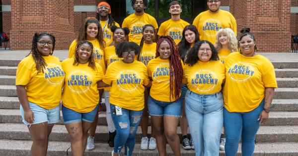 Photo of Bucs Academy students