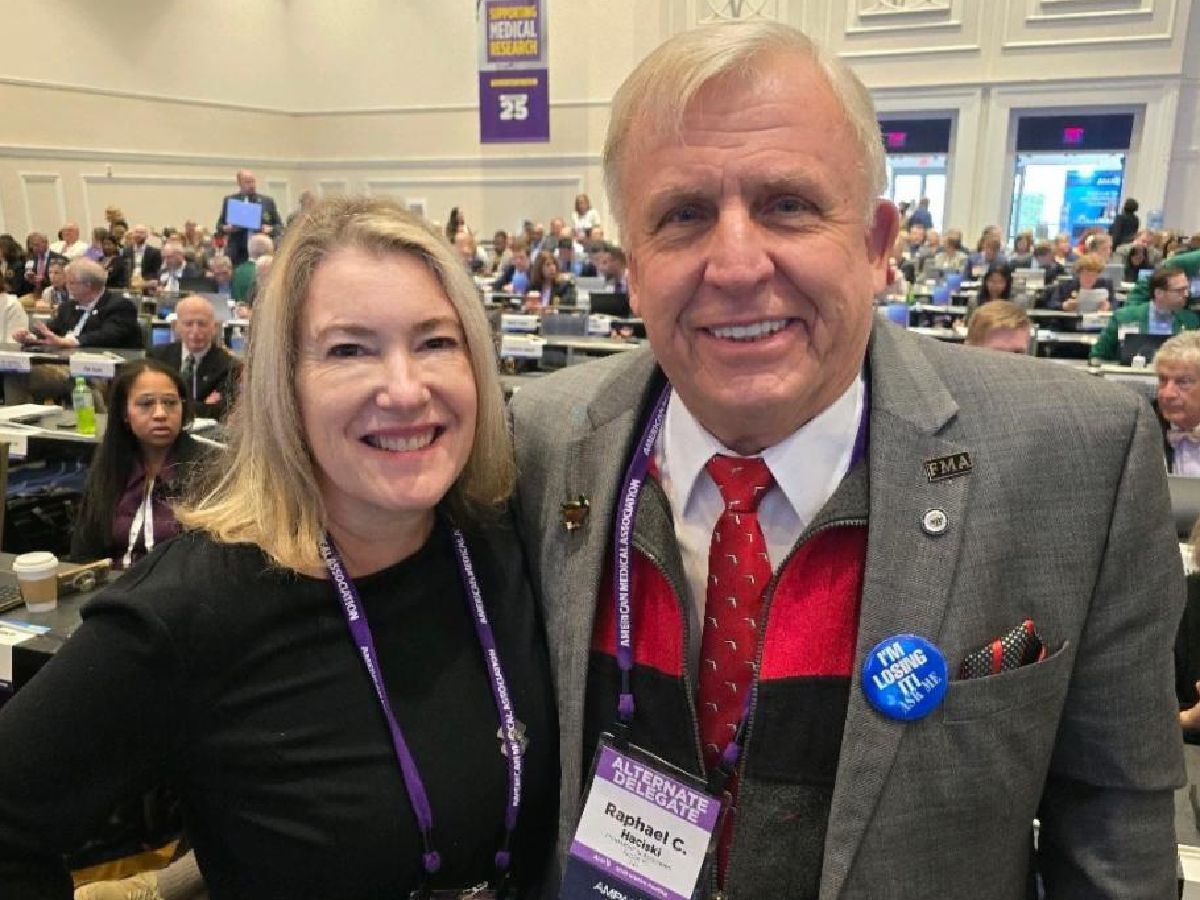 Dr. Rebekah Bernard and Dr. Rafael Haciski