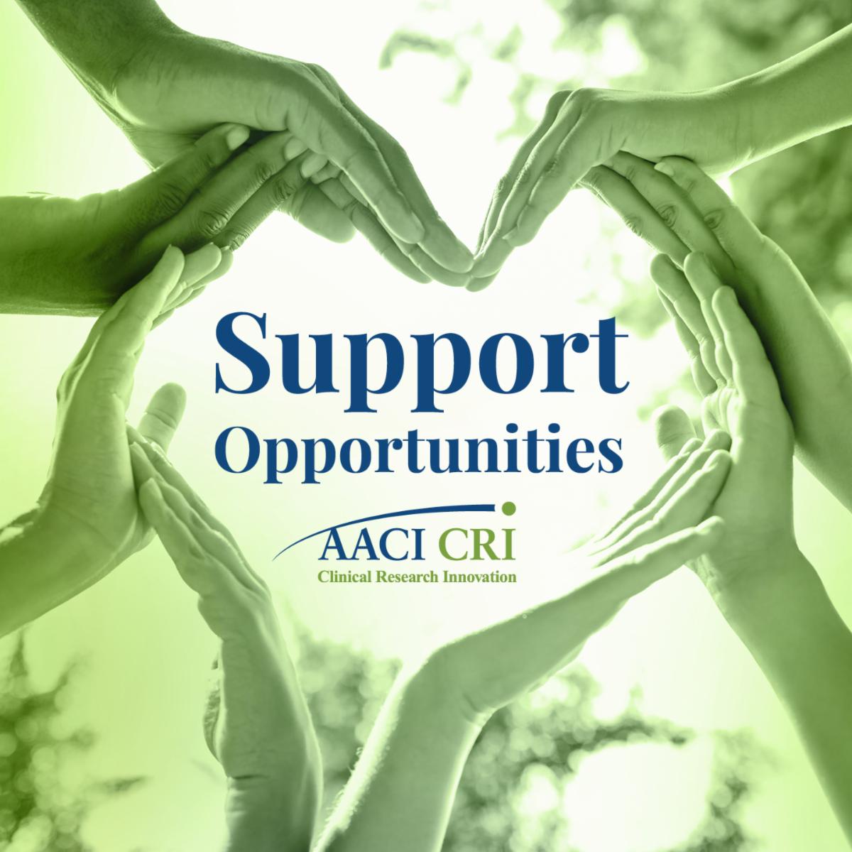 CRI Meeting Support Opportunities